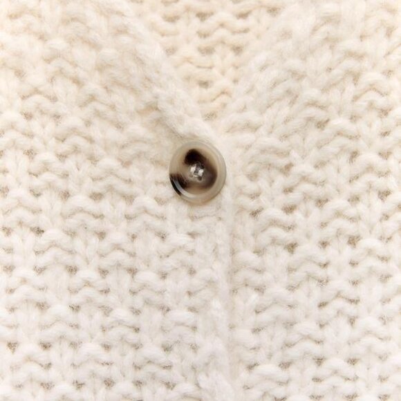 NWT ZARA STRUCTURED KNIT CARDIGAN S, L, M - Picture 2 of 9